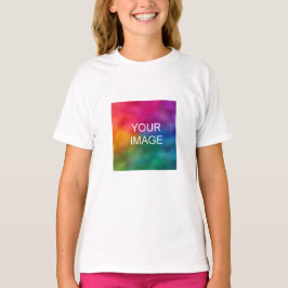 Raparigas Camisetas Frente E Design Traseira Adici