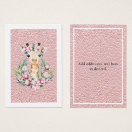 Raparigas Florais Rustic Giraffe Chamadas Boho Bon