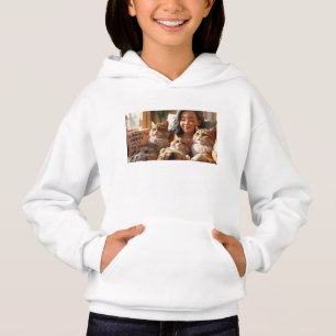 Raparigas Hoodie - "Estou Puramente Feliz Com Os M