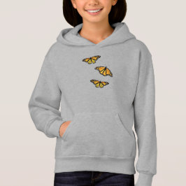 Raparigas Pullover Hoodie Três Monarcas