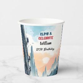 Rapaz Tree Divorciou Cliff Rock Subindo aniversári