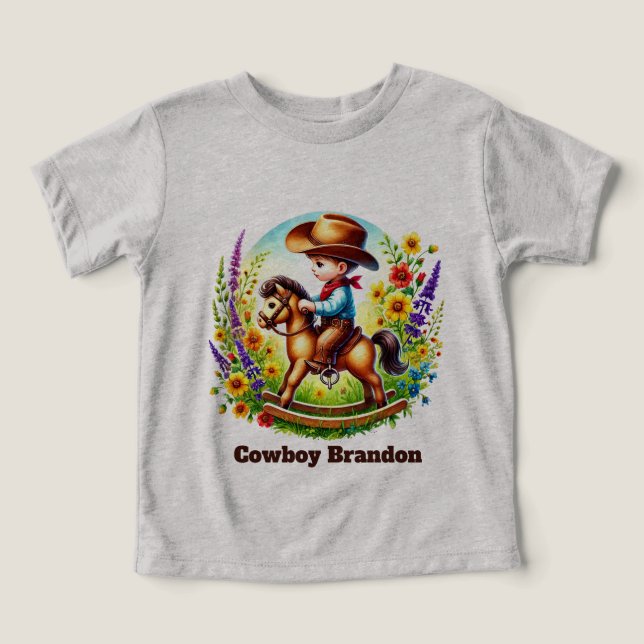 Rapazes fixes adicionam nome amantes do cowboy  (Design frontal)