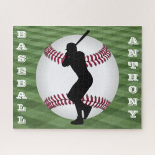 Rapazes, Quebra-cabeça de Baseball com o Nome Dele
