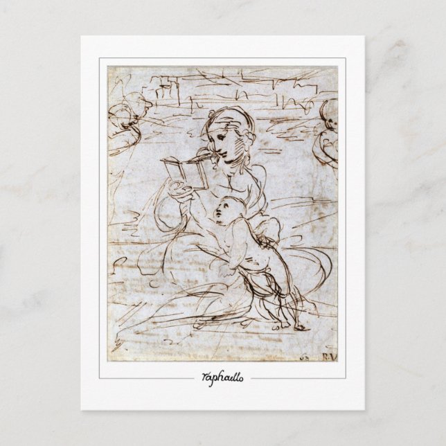 Raphael #100 - Cartão Postal de Arte Fina (Frente)