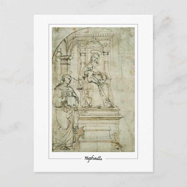 Raphael #134 - Cartão Postal de Arte Fina (Frente)