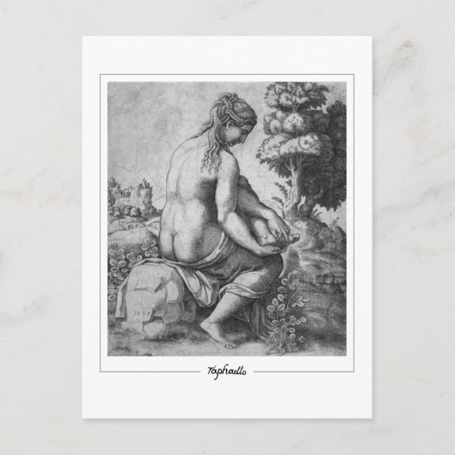 Raphael #300 - Cartão Postal de Arte Fina (Frente)