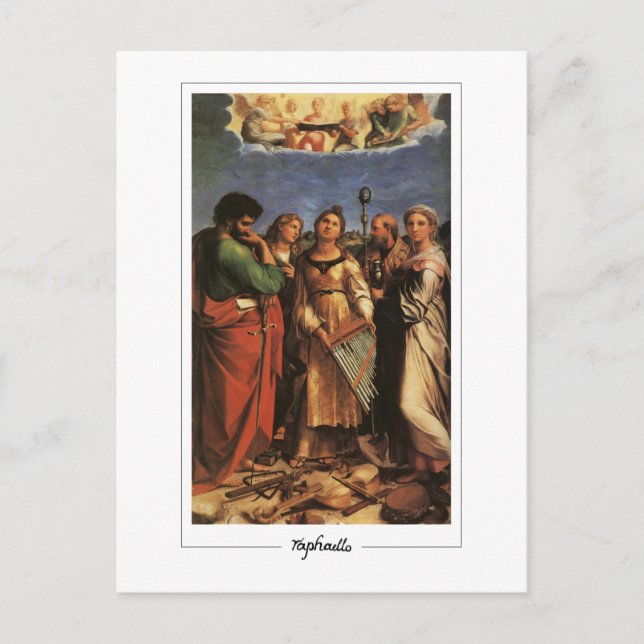 Raphael #9 - Cartão Postal de Arte Fina (Frente)