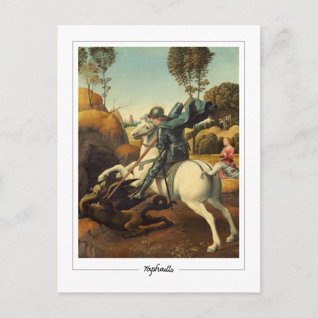 Raphael nº 1 - Cartão postal de arte (Frente)