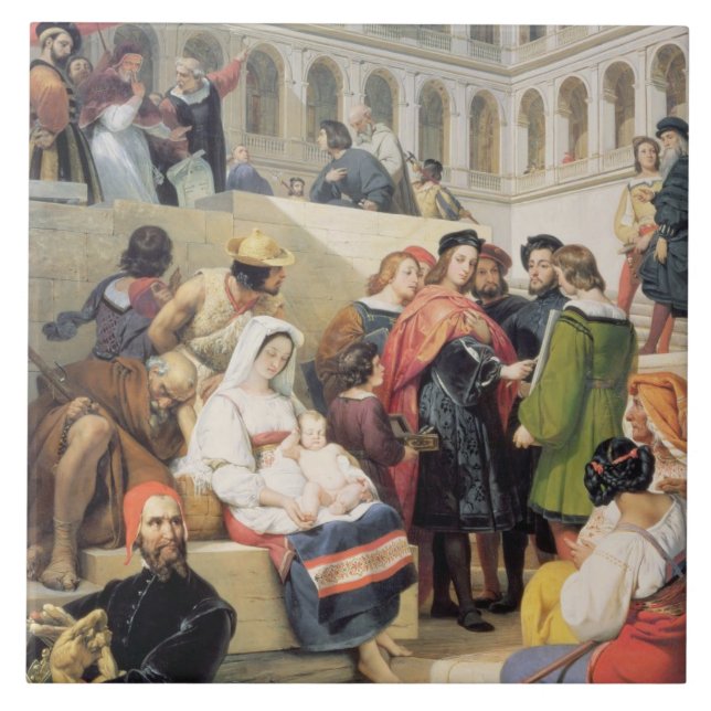 Raphael no vaticano, 1832 (óleo em canvas) (Frente)