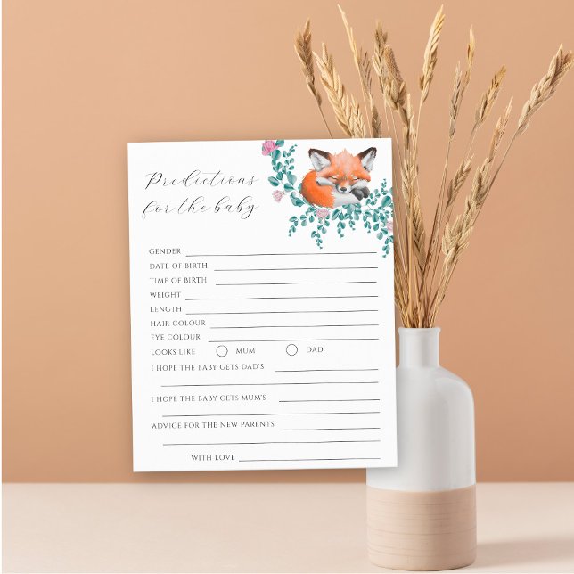 Raposa adormecida - Previsões e conselhos para beb (Criador carregado)