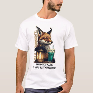 Raposa Astuta Camiseta Mais Uma Ronda