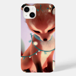 Raposa-Bebê-Cuta com Luzes de Fada iPhone 14 + Mal