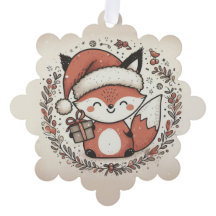Raposa-branca com santa que favorece a ira