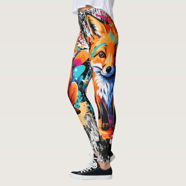 Raposa-branca - Leggings de Raposa (Esquerda)