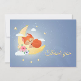 Raposa-branca no cartões de agradecimentos da Lua