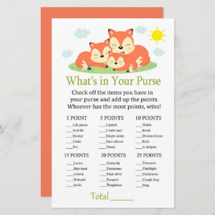 Raposa com sono O que há no seu jogo