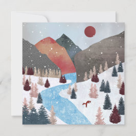 Raposa de caça de inverno