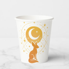 Raposa do Deserto Celestial - Lua e Estrelas Cósmi