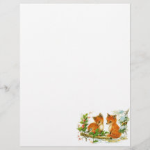 Raposas de Natais vintages