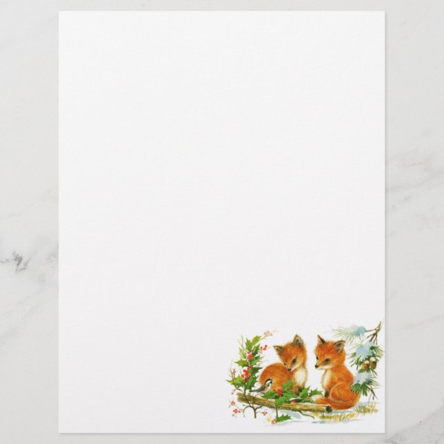 Raposas de Natais vintages (Frente)