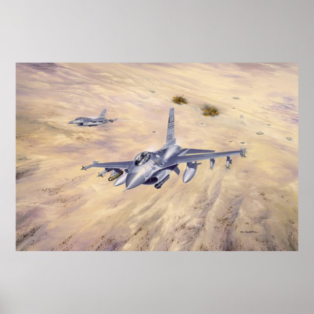 Raposas dos pântanos por David Poole Impressão (Frente)