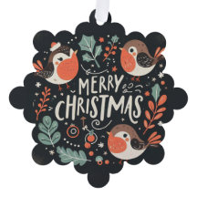 Raposas e Rabbits de Feira-de-Natal Feliz