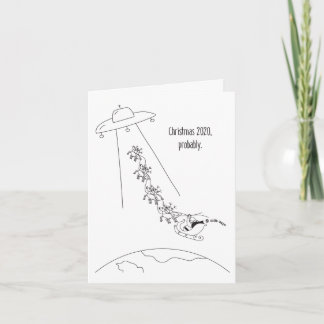 Rapto de Alienígenas de cartões de Natal 2020