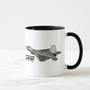 RAPTOR F-22 caneca da campainha de 11 onças