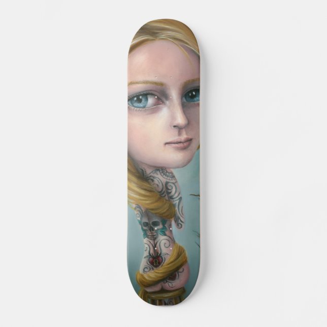Rapunzel o skate da menina do tatuagem (Frente)