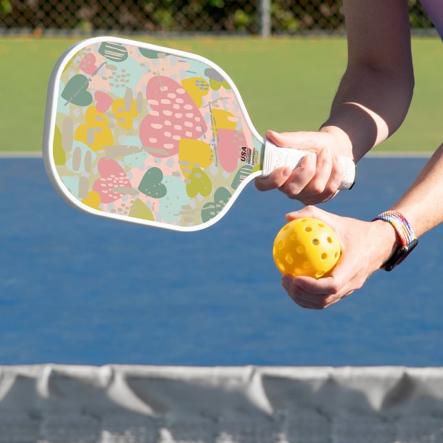 Raque de Pickle Ball com Desenho de Coração (Criador carregado)
