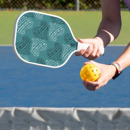 Raque de Pickle Ball com Desenho de Coração