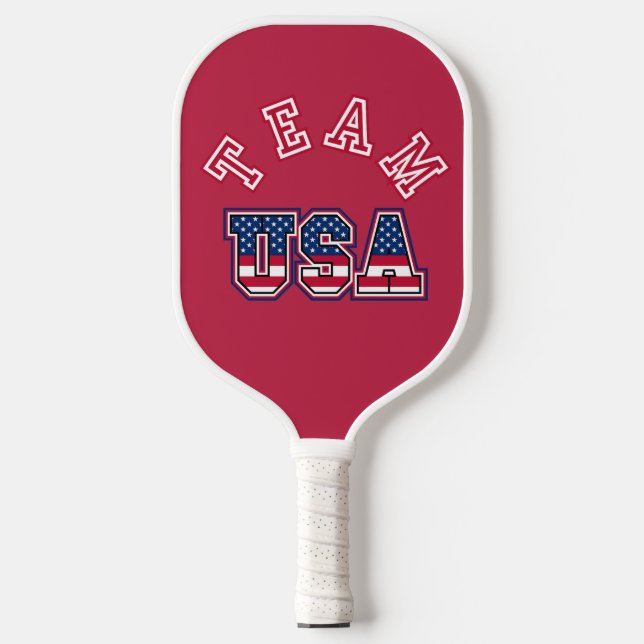 Raque de Pickleball Americana | Design Patriótico  (Front)