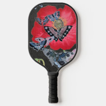 Raque de Pickleball BORBOLETAS E KANJI FELICIDADE