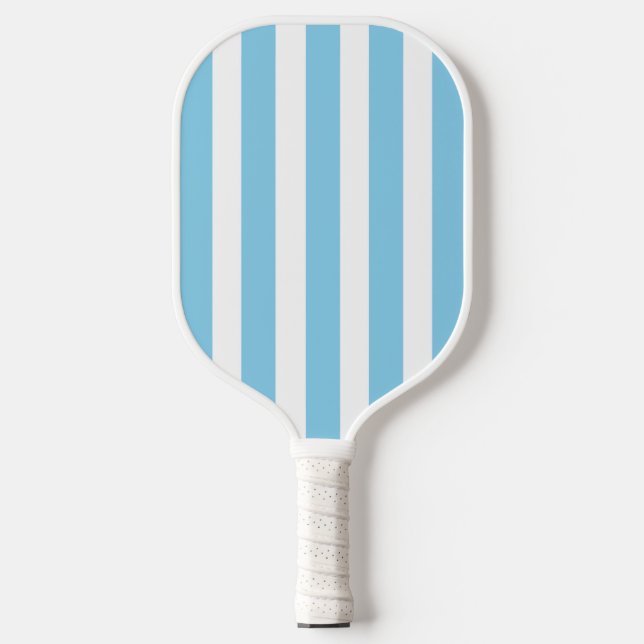 Raque de Pickleball Clássica Azul Claro Branco (Front)