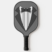 Raque de Pickleball do Tuxedo do Padrinho