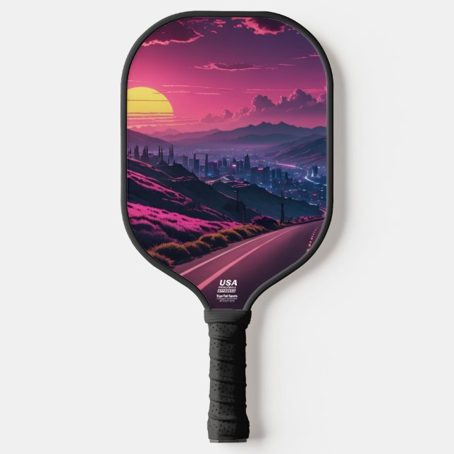 Raque de Pickleball Estrada Noturna (Front)