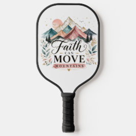Raque de Pickleball Fé Pode Mover Montanhas