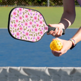Raque de Pickleball Flor de Lací Floral Rosa