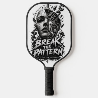 Raque de Pickleball Gráfica Edgy Break The Pattern