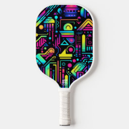 Raque de Pickleball Neon Retro Tech | Gamer dos An