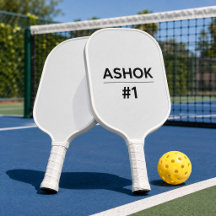 Raque de Pickleball Personalizada | Minimalista