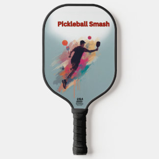 Raque de Silhueta Artística Pickleball Smash