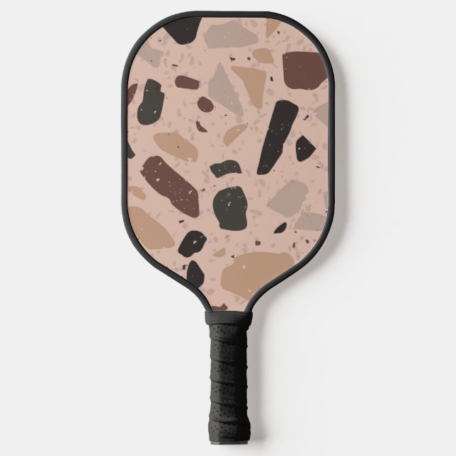 Raquete de Pickleball Marrom Manchada (Front)