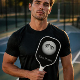 Raquete de Pickleball Preta e Branca