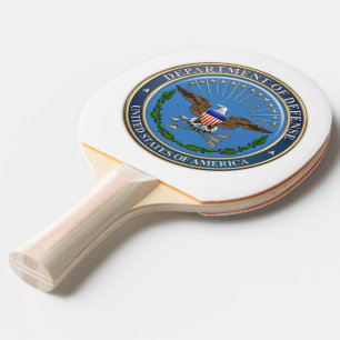 Raquete De Ping Pong [310] Emblem [3D] do Departamento de Defesa dos EU