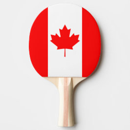 Raquete De Ping Pong A bandeira canadense, Canadá