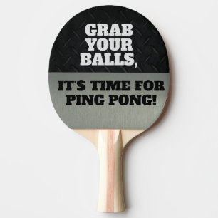 Raquete De Ping Pong A garra engraçada suas bolas refrigera citações