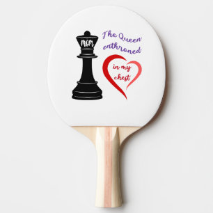 Raquete De Ping Pong A Rainha do Meu Coração