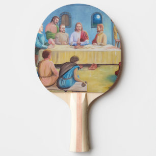 Raquete De Ping Pong A Última Ceia: Jesus e os Discípulos