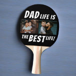 Raquete De Ping Pong A vida do pai é o melhor pai das fotos da vida 2<br><div class="desc">A vida do pai é a melhor vida 2 fotos que o padre Ping Pong Paddle tem. Este remo personalizado de pingue-pongue é o presente perfeito para qualquer pai que saiba que ser pai é a melhor coisa que já lhe aconteceu. O design apresenta a citação "A vida Pai é...</div>